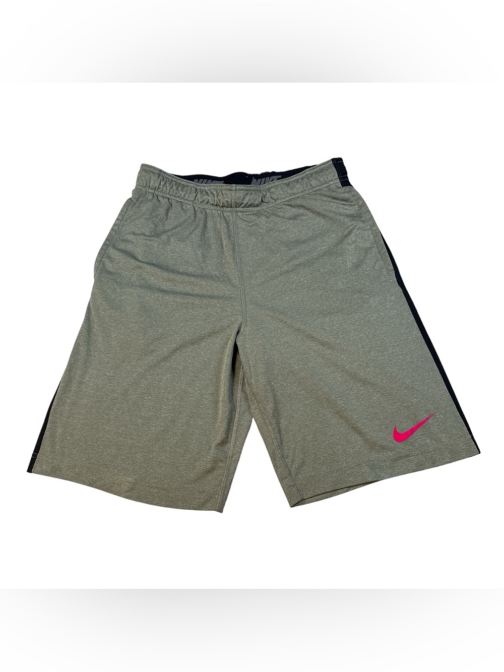 Nike Dri-FIT Training Shorts Women’s Small Green Black Athletic Gym Workout